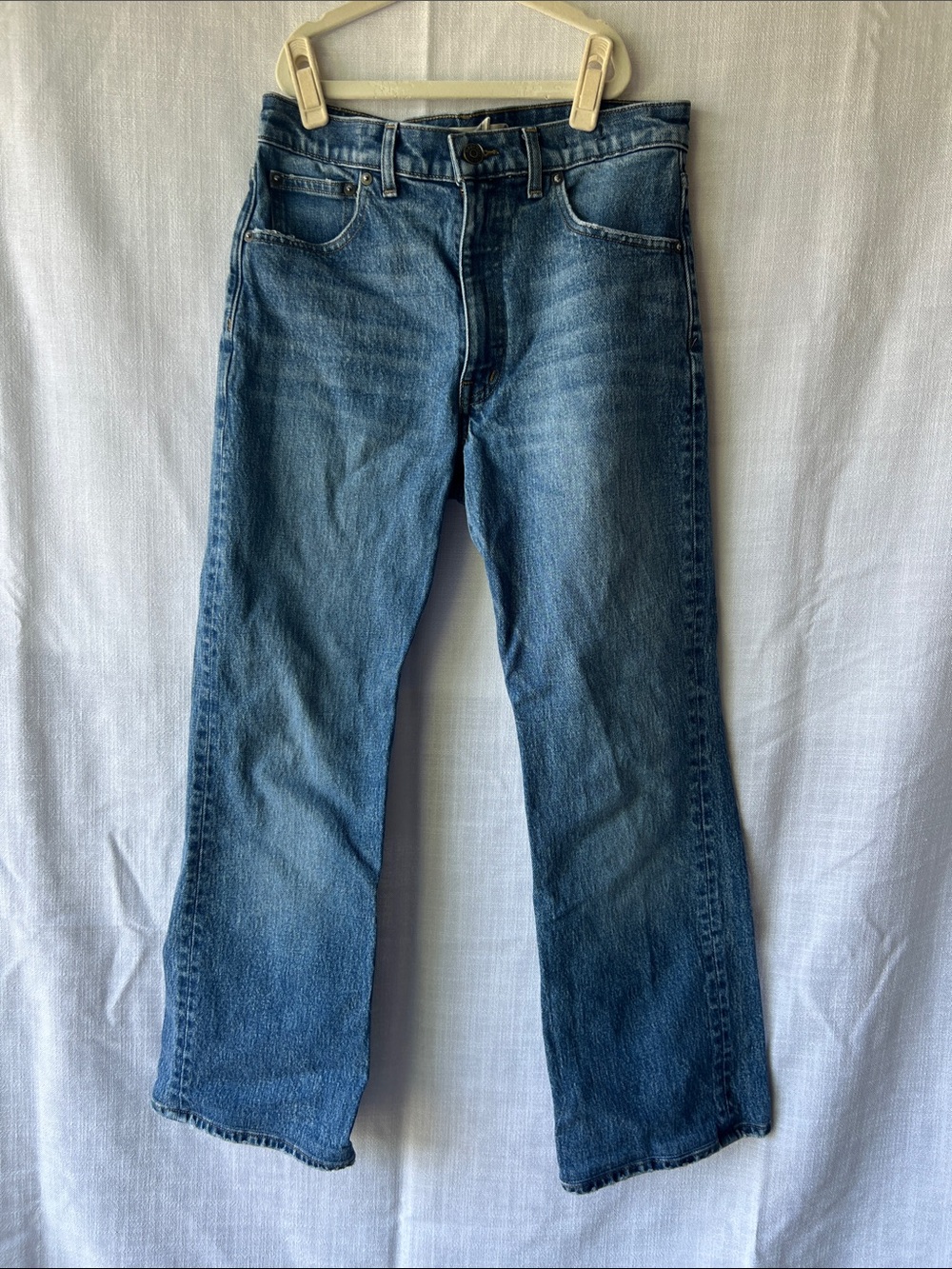 Madewell Women's Boot Cut Jeans in Medium Blue Wash